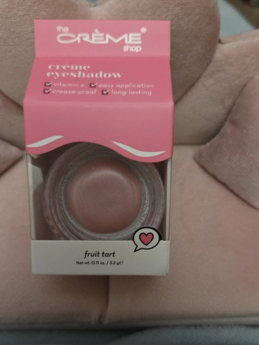 The Crème Shop Fruit Tart Cream Eyeshadow - Soft Pink NWOT
